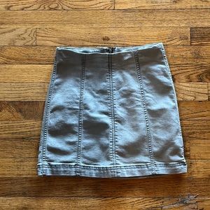 Free People mini skirt size S grey